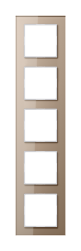 Рамка 5 постов JUNG A CREATION, шампань