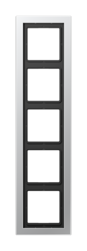 Рамка 5 постов JUNG LS DESIGN, алюминий