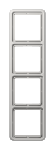 Рамка 4 поста JUNG CD 500, светло-серый