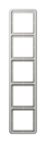 Рамка 5 постов JUNG CD 500, светло-серый