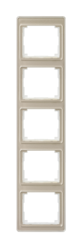 Рамка 5 постов JUNG SL 500, вертикальная, бронзовый