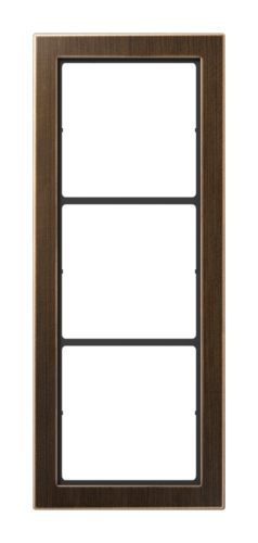 Рамка 3 поста JUNG FD DESIGN, античная латунь