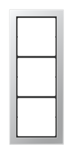 Рамка 3 поста JUNG FD DESIGN, алюминий