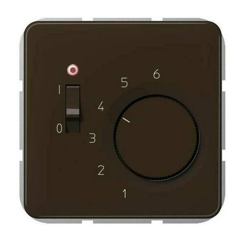 Терморегулятор Jung, механический, коричневый, TRCD241BR