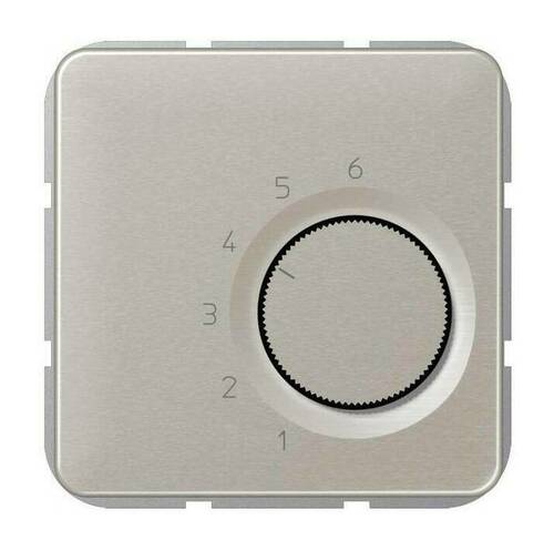 Терморегулятор Jung, механический, платина, TRCD246PT