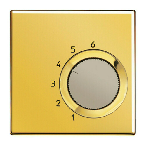 Терморегулятор Jung LS METAL, механический, золотой, TRLS246GGO