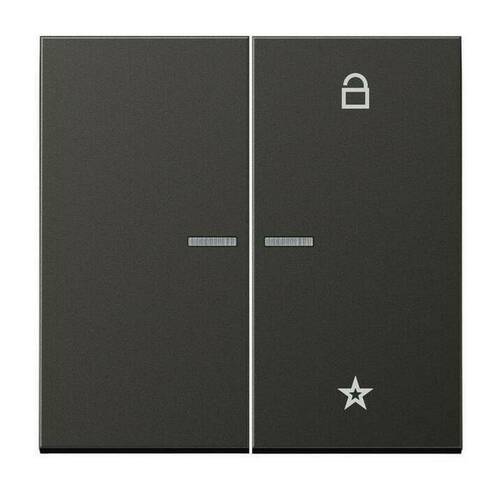 Накладка на жалюзийный выключатель Jung LS METAL, антрацит, AL1701AN