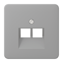 Накладка на розетку информационную JUNG CD 500, светло-серый