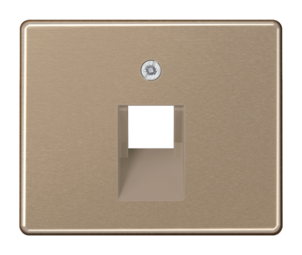 Накладка на розетку информационную JUNG SL 500, бронзовый