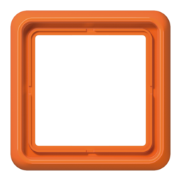 Рамка 1 пост JUNG CD 500, оранжевый