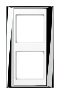 Рамка 2 поста JUNG A PLUS, хром