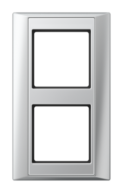 Рамка 2 поста JUNG A PLUS, алюминий