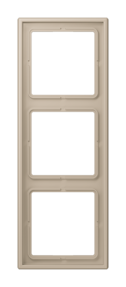 Рамка 3 поста JUNG LS 990, ombre naturelle claire