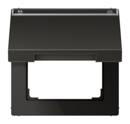 JUNG LS 990 Антрацит Крышка откидная с возвратной пружиной и полем для надписи 12x15мм