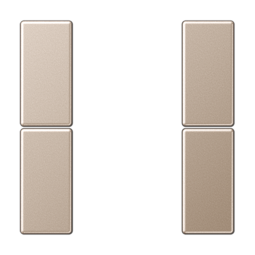 JUNG Шампань Комплект накладок 2гр