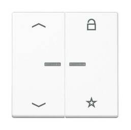 Накладка на жалюзийный выключатель Jung А-СЕРИЯ, белый, A1701BFPWW