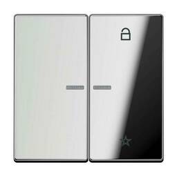 Накладка на жалюзийный выключатель Jung LS METAL, хром, GCR1701